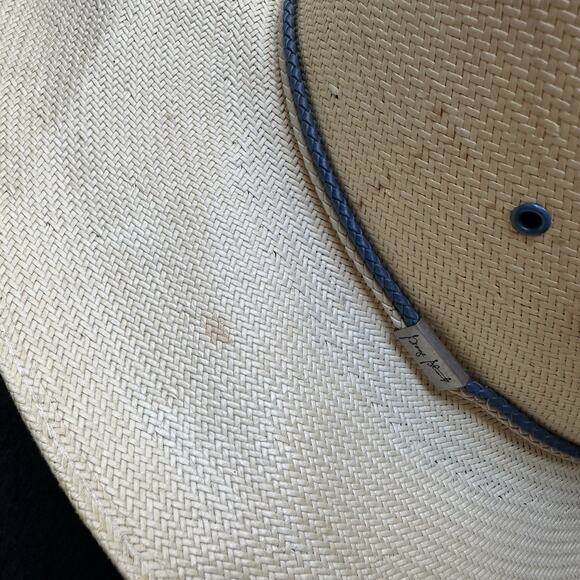 Resistol Self Conforming 5 Star Panama Western Cowboy Straw Hat - Picture 2 of 13